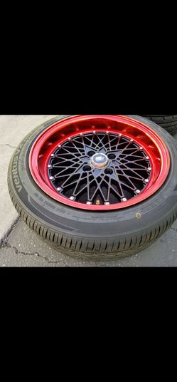 4 Wheel 15x8 4 Lugs 4x100 New rims and tires