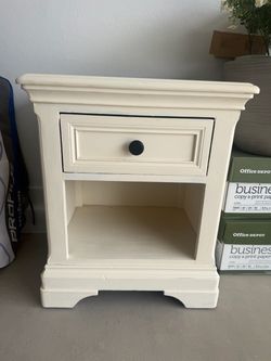 Ivory nightstand