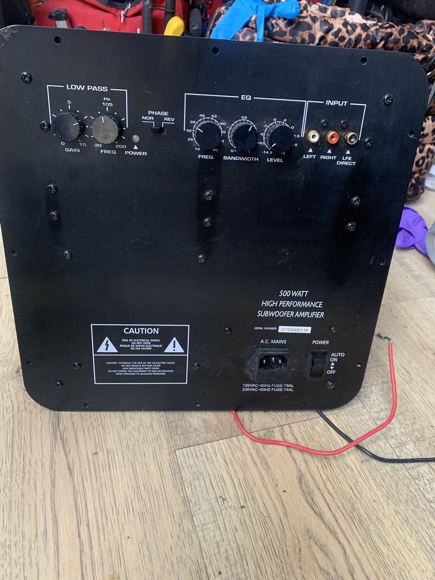 Dayton Audio HPSA500 500W Subwoofer Plate Amplifier