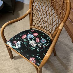 Unique Vintage Rattan Chair