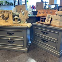 Pair Of Newly Refinished Nightstands 
