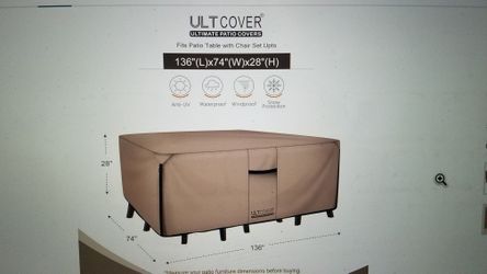 HD Canvas Cover For Trailer Open Bed 6ft X 10ft, New