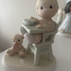 Precious Moment Baby In High chair