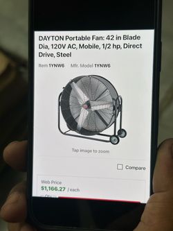 New 42” Dayton fan