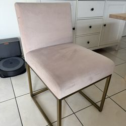 Light Pink gold Chairs 