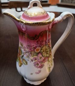Crown & Bertau Floral Porcelain Coffee Pot