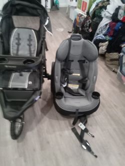 Car stroller and car seat good condition