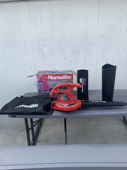 Electric Blower And Vacuum Like New.