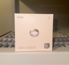 Oura Ring 4 Size 8 with Two Chargers