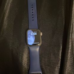 Apple Watch Series 9 41mm Stainless Steel GPS + Cellular — Like New, Storm Blue