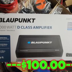 NEW 3000 WATT BLAUPUNKT BASS AMPLIFIER 