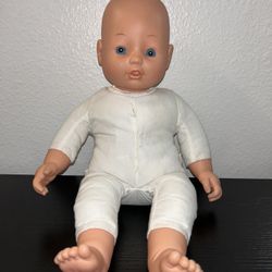 Gi-go Toys Doll Newborn Baby Boy Blue Hazel Eyes 16” Laugh Cry Talk Mama Soft