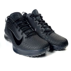 Photo Nike Mens Force Zoom Trout 5 Turf “Black Thunder Grey” size 9.5