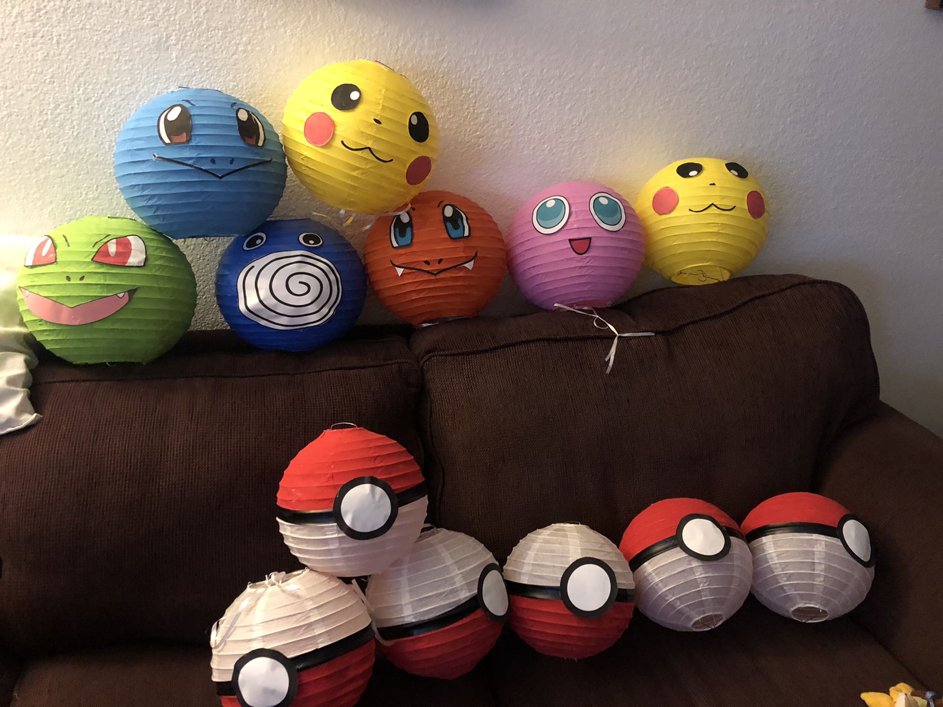 Pokemon Party Decoration $20 (for ALL 13)