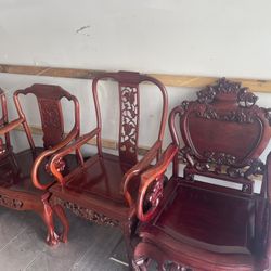 Solid Rosewood Chairs 