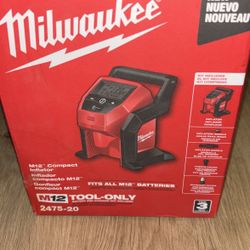 Milwaukee M12 Tire Inflator 