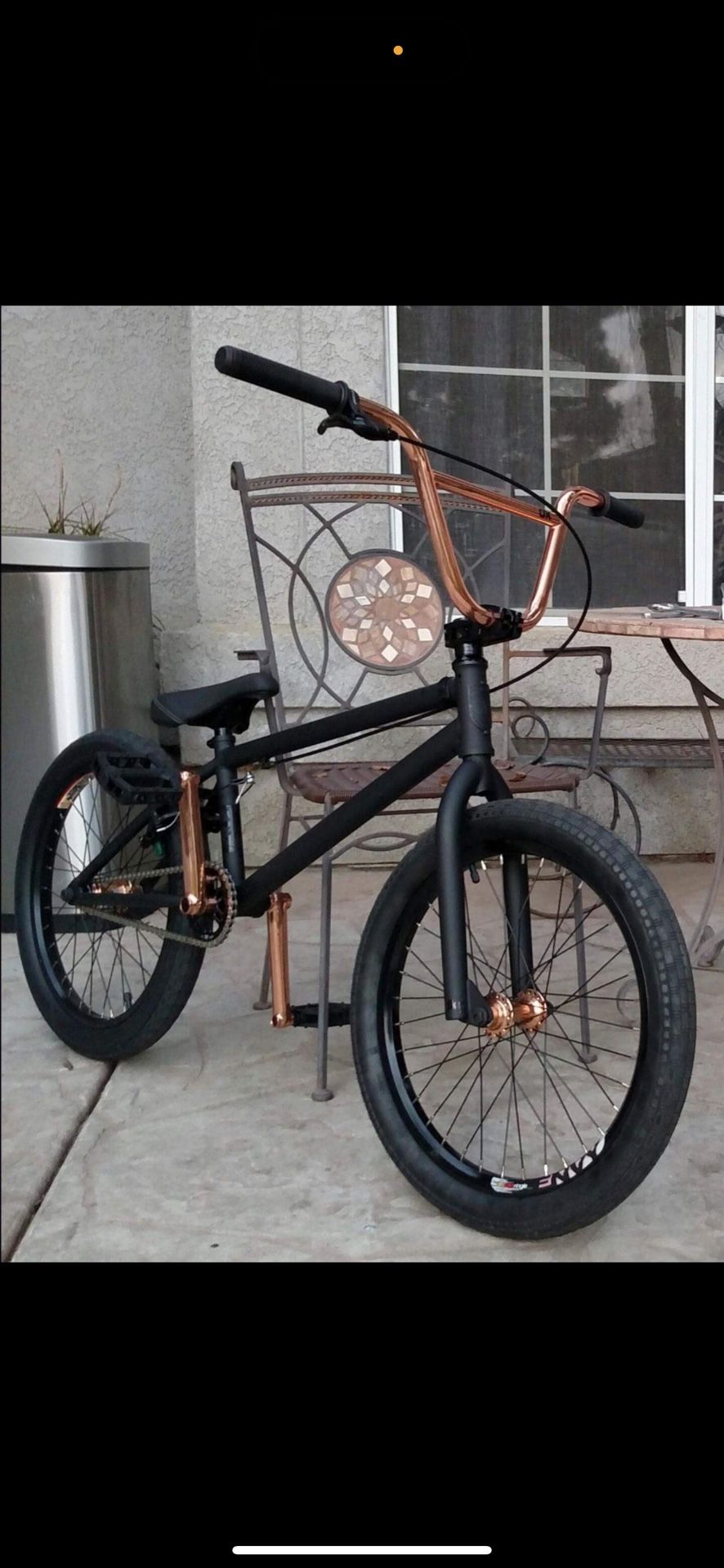 Carbon Black And Bronze BMX fully Customized