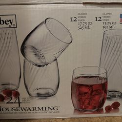 Libby Glassware Set 24 Pieces