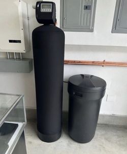 High Capacity Single Tank Salt Water Softener + RO Kitchen Filter
