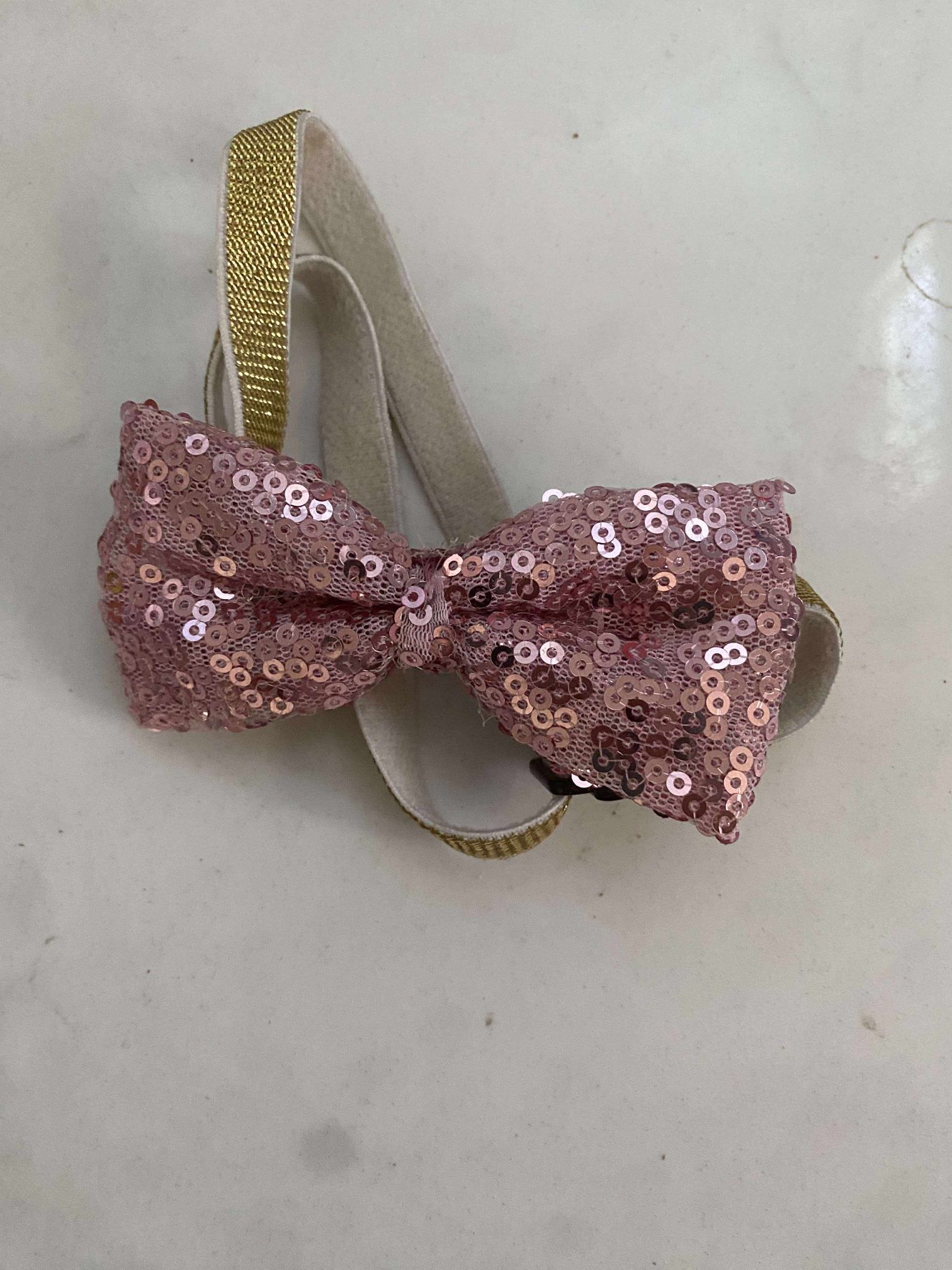 Pink Mens Womens Sequin Style Party Bow Tie Tuxedo Accessories!