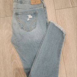 Women's HOLLISTER Skinny Jeans ripped Sz 1