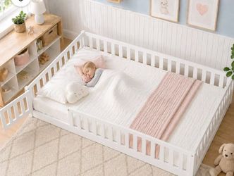 Full size floor bed