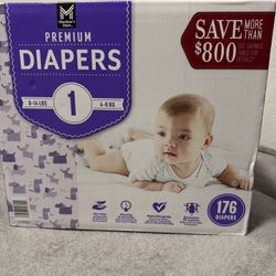 Sam’s Premium Size 1 Diapers 