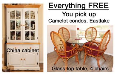 Free dining room furniture.