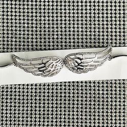 Silver Plated Angel Wings Bracelet 
