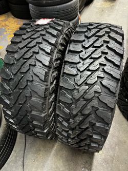 2 SEMI NEW LT 28570R17 Yokohama Geolandar Mud Terrain tires for $300 installed and balance. 285/70/17 285/70/R17 285 70 R 17 285 70 17 28570R17 Tre