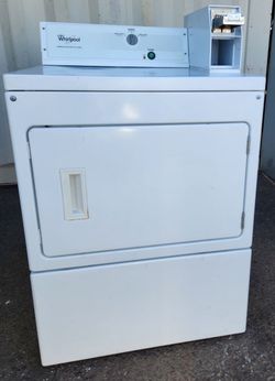 Refurbished Whirlpool CGM2743BQ0 Coin Operated Front Load Gas Dryer 