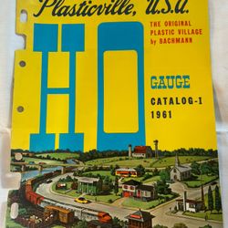 Plasticville USA VINTAGE 1961 Catalog 