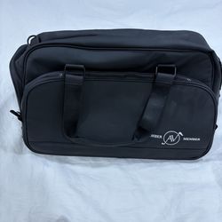 Faux Leather Weekender Bag