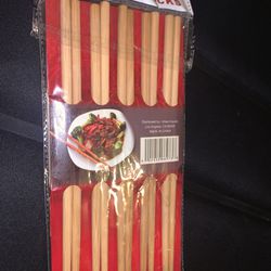 10 Pair of New Bamboo Chopsticks 🥢
