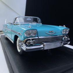 Danbury Mint 1958 Chevrolet Impala 1/24 Scale Diecast Model Car