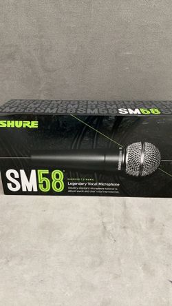 Shure microphone SM 58 inbox