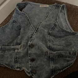 Denim Jacket Vest