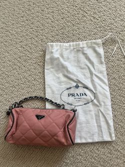 Prada Pink Mini Cylinder Nylon Bag