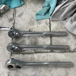 Set Of 3 1/2 Craftsman Ratchets