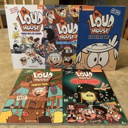 The First 5 “Nickelodeon The Loud House” Full Color Graphic Novels  *W.Caldwell NJ Pickup/Ship* T