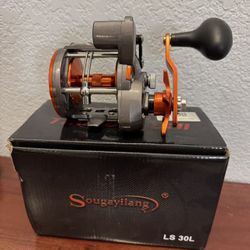 ougayilang Line Counter Trolling Reel – Conventional Level Wind 🎣