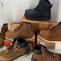 Brunt Marin Perkins Welted Size 11 & 11.5 Work Boots New, Like New, Used, Marks