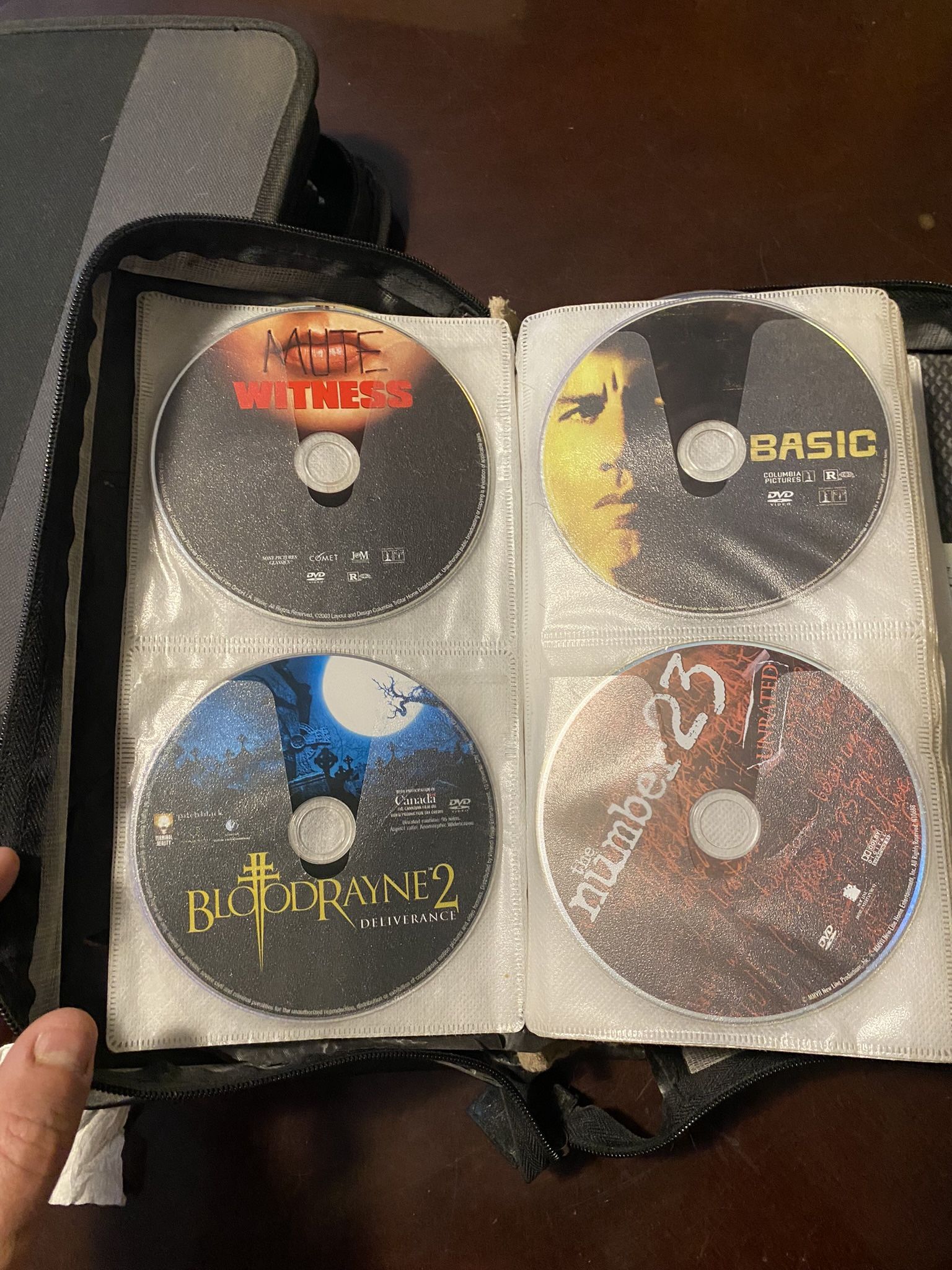 Movie Case With 97 Different Movies 