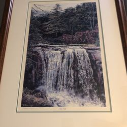 Framed William Mangum “Dry Falls” 4-16