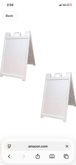 Standing A-Frame signs