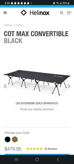 Cot Max  convertible Black