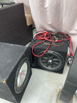 Subwoofer and amp
