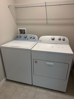 Washer and dryer
