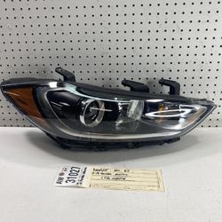 2016 2018 HYUNDAI ELANTRA RIGHT SIDE HALOGEN HEADLIGHT LAMP OEM