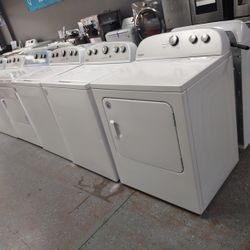 WHIRLPOOL WASHER 4.2 & DRYER SET SOIL LEVEL RINSE OPTIONS PRESOAK 